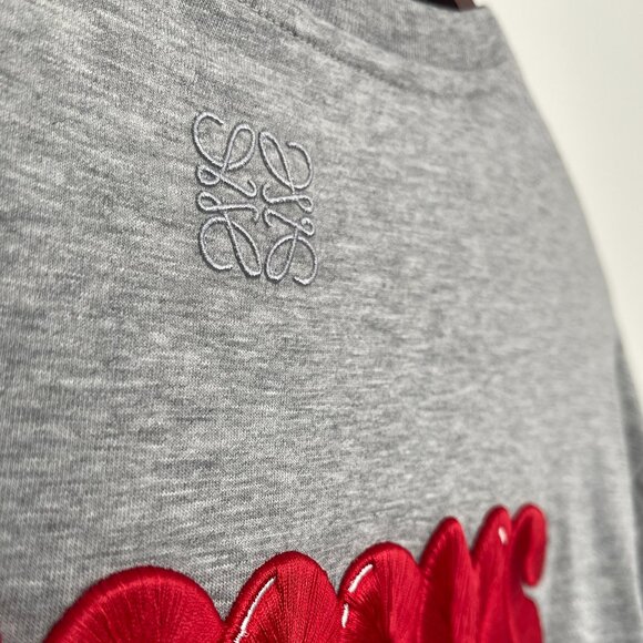 Loewe: RARE Embroidered Mushroom Shroom Psychedelic T Shirt FW23 - Picture 9 of 14